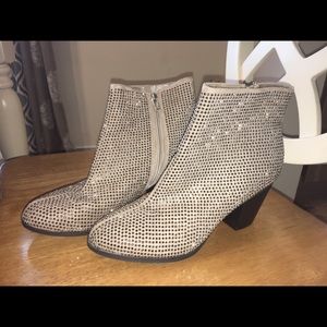 Juicy Couture rhinestone booties